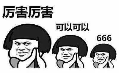 厲害厲害，可以可以，666